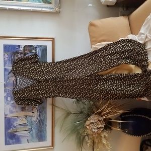 Reformation Black and Yellow Floral Jumpsuit